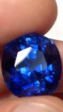 Natural Untreated Royal Blue Burma Sapphire 20 Ct -GRS