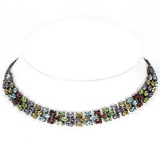 Natural Multi Gemstone Necklace