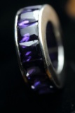 Stunning Amethyst Eternity Band 45.25 Carats