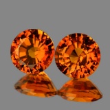 Natural  Fanta Orange Spessartite Garnet 5.00 MM {VVS}