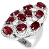 Natural PIGEON BLOOD RED RUBY RING