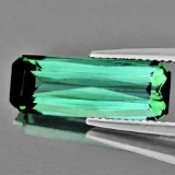 Natural Teal Green Tourmaline 4.42 Cts - VVS