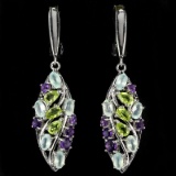 Natural Multi Gemstone EarRing