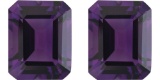 Natural Emerald Cut Amethyst Pair 20.01 Carats - VVS