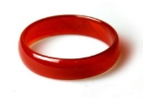 Natural Chinese Red Jade Bangle