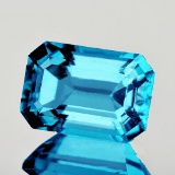 Natural Top Color Seafoam Blue Zircon 3.48 Ct{Flawless}