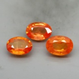 Natural Oval Orange Sapphire 7x5 MM