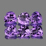 Natural Purple Heart Amethyst 12 mm - VVS