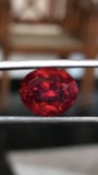 Natural Untreated Vivid Red Ruby 6.63 Cts - Loupe Clean