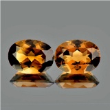 Natural Smoky Topaz Pair 15.10 (16 x 12 MM) Ct - VVS