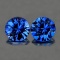 Natural Royal Blue Kashmir Sapphire Pair 3.50 MM
