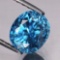 Top AAA Electric Blue Zircon 2.84 Cts {Flawless-VVS1}