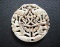 Old China Jade Carved plum blossom and crane Pendant