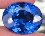 Natural London Blue Topaz 30.10 carats- VVS