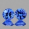 Natural Kashmir Sapphire Pair 3.70 MM