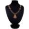 Natural Multi-Color Picasso Diamond Polished Necklace