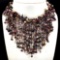 Natural Handmade Fancy Tourmaline Pearl Crystal Necklac