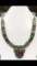 Tibet Hand Made Turquoise, Coral, Lapis Lazuli Necklace