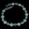 Natural Paraiba Blue Apatite 54 Carats Bracelet