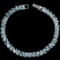 Natural SKY BLUE TOPAZ 85 Crats MARQUISE Bracelet