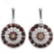 Natural Garnet & Citrine Earring