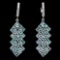 Natural Top Neon Blue Apatite 55 Carats Earrings