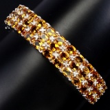 Natural Top Rich Yellow Citrine 152.66 Ct Bangle