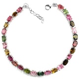 Natural Fancy Color Tourmaline Bracelet