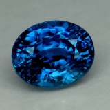 Natural Combodian  Blue Zircon 6.63 Carats - VVS