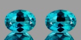 Natural Apatite Paraiba Blue Pair 7 x 5 mm - VVS