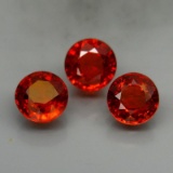 Natural Mandarin Orange Spessartite Garnet 5.5 MM