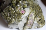 Natural Rough Green & Pink Tourmaline with Quartz 2 LBS