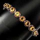 Natural Top Rich Yellow Citrine Bracelet