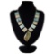 Natural Multi-Color Picasso Diamond Polished Necklace