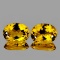 Natural AAA Golden Yellow Citrine Pair - FLawless