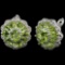 NATURAL AAA APPLE GREEN PERIDOT Earrings