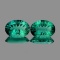 Natural Emerald Green Blue Fluorite Pair 27.95 Ct