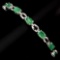 Natural Green Emerald 59.94 Ct Bracelet