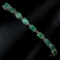 Natural Green Emerald Ruby 53.84 Cts  Bracelet