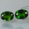 Natural Green Chrome Diopside Pair 2.95 Carats