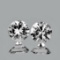 Natural White Sapphire Pair 5.00 MM - Untreated