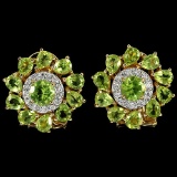 NATURAL APPLE GREEN PERIDOT Earrings