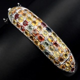 Natural Fancy Color Sapphire 163.14 Cts Bangle