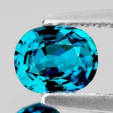 Natural Top  Electric Blue Zircon 4.75 Ct - Flawless