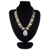 Natural Stone Hand Made Diamond Polished Necklace