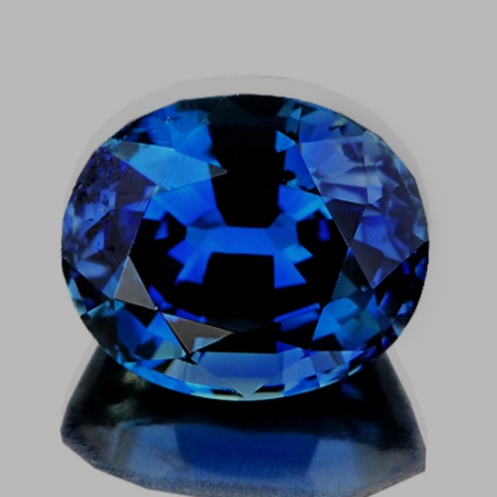 Natural Greenish/Blue Sapphire 6x5 MM {Flawless-VVS}