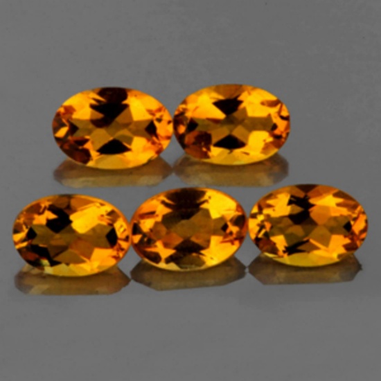 Natural Golden Yellow Citrine 5.40 Cts