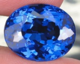 Natural London Blue Topaz 18.35 carats- Flawless
