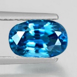 Natural Top AAA Electric Blue Zircon 3.10 Ct - Flawless