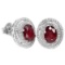 GENUINE BLOOD RED RUBY Earrings